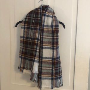 Plaid Blanket Scarf